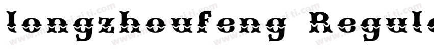longzhoufeng Regular字体转换